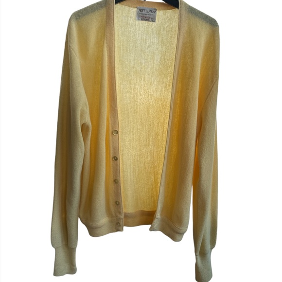 Vintage Jefflinks Lord Jeff Men’s 100% oupont orlon sweater cardigan size L - Picture 3 of 5